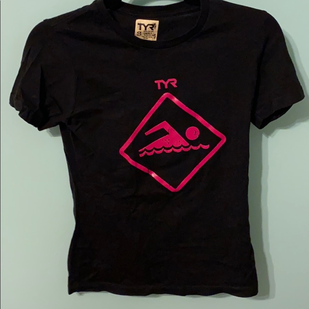 TYR graphic swimming shirt